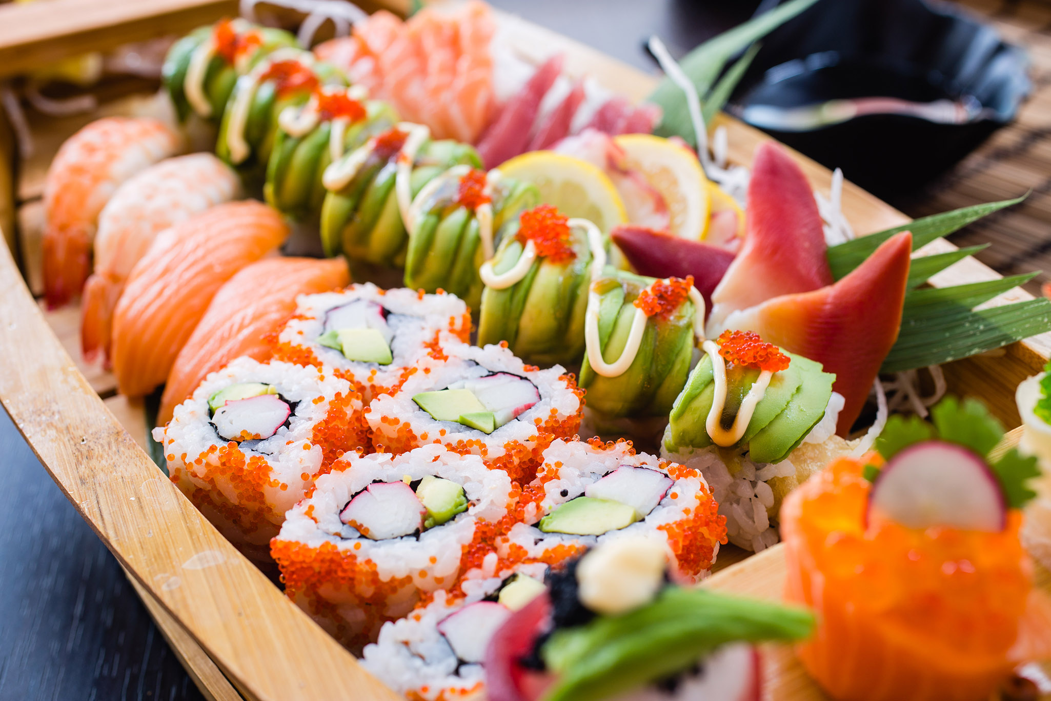 Sushi restaurant photography