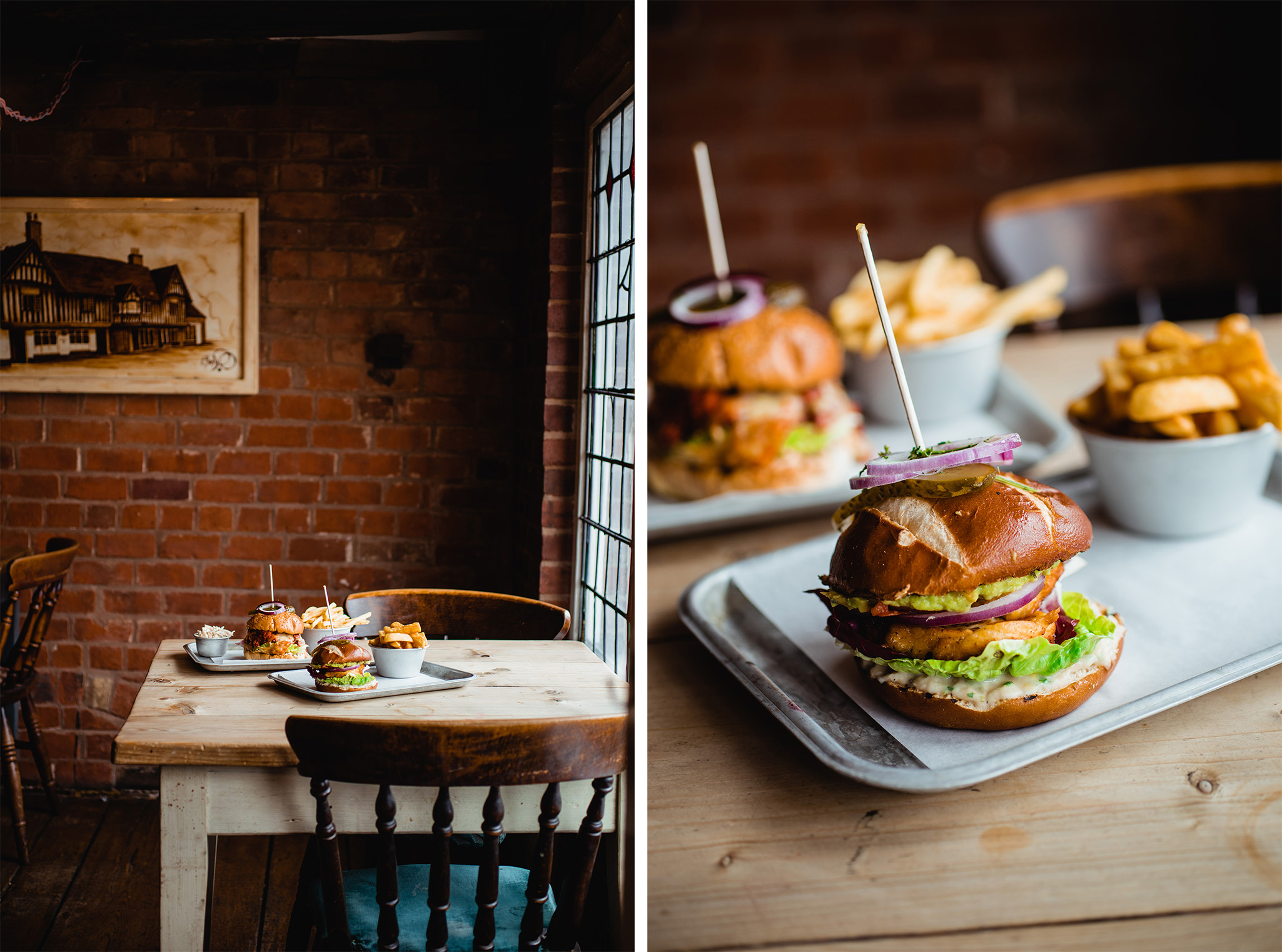 Food photography for The Old Crown